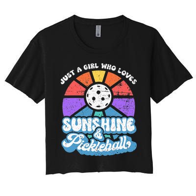 Pickleball Wo Pickleball Pickleball Lover Crop Top