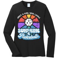 Pickleball Wo Pickleball Pickleball Lover Ladies Long Sleeve Shirt