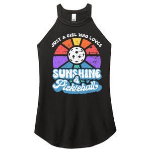 Pickleball Wo Pickleball Pickleball Lover Women's Perfect Tri Rocker Tank