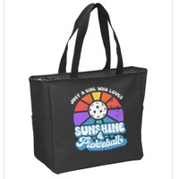Pickleball Wo Pickleball Pickleball Lover Zip Tote Bag