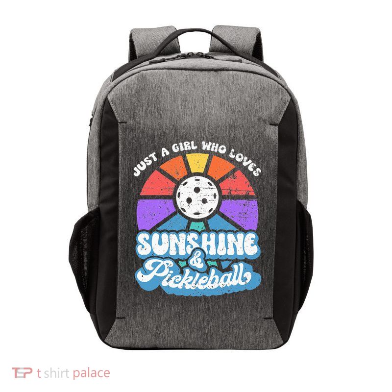 Pickleball Wo Pickleball Pickleball Lover Vector Backpack