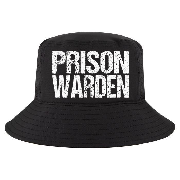 Prison Warden Police Officer Guard Lazy Halloween Cool Comfort Performance Bucket Hat
