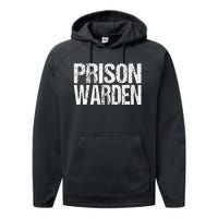 Prison Warden Police Officer Guard Lazy Halloween Performance Fleece Hoodie