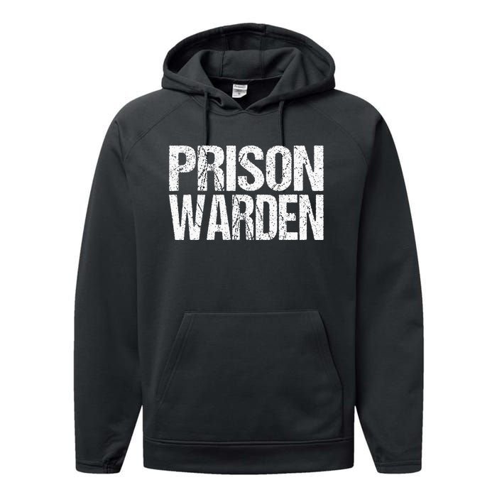 Prison Warden Police Officer Guard Lazy Halloween Performance Fleece Hoodie