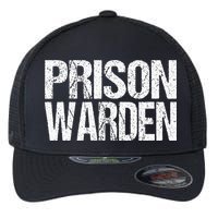 Prison Warden Police Officer Guard Lazy Halloween Flexfit Unipanel Trucker Cap