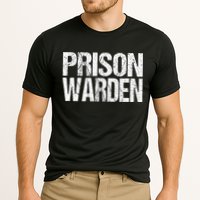 Prison Warden Police Officer Guard Lazy Halloween Cooling Performance Crew T-Shirt