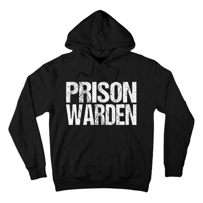 Prison Warden Police Officer Guard Lazy Halloween Hoodie