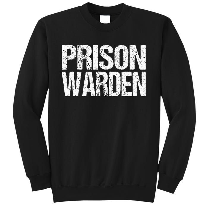 Prison Warden Police Officer Guard Lazy Halloween Sweatshirt