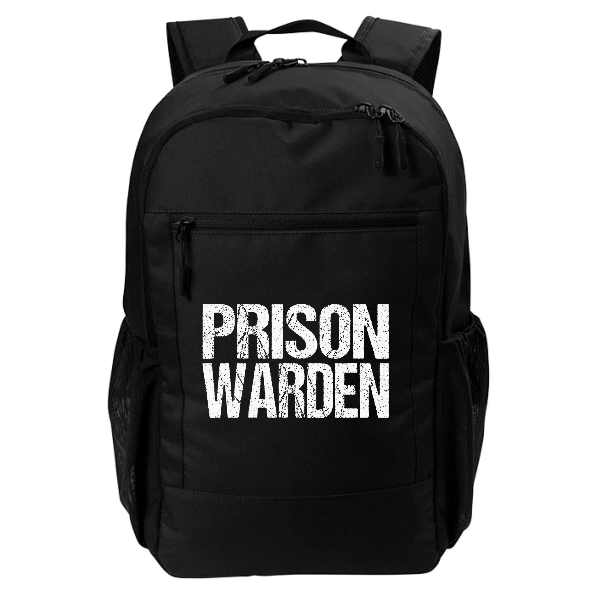 Prison Warden Police Officer Guard Lazy Halloween Backpack