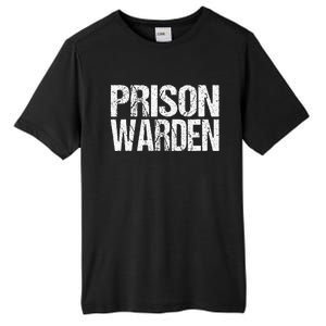 Prison Warden Police Officer Guard Lazy Halloween Tall Fusion ChromaSoft Performance T-Shirt