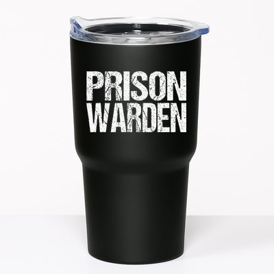 Prison Warden Police Officer Guard Lazy Halloween Tumbler