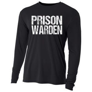 Prison Warden Police Officer Guard Lazy Halloween Cooling Performance Long Sleeve Crew