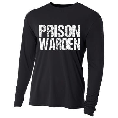 Prison Warden Police Officer Guard Lazy Halloween Cooling Performance Long Sleeve Crew