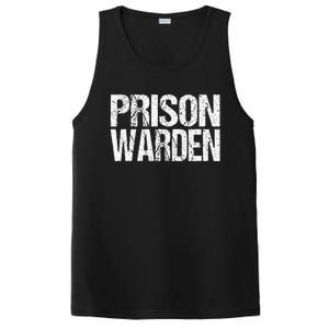 Prison Warden Police Officer Guard Lazy Halloween PosiCharge Competitor Tank