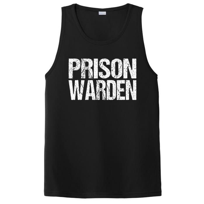 Prison Warden Police Officer Guard Lazy Halloween PosiCharge Competitor Tank