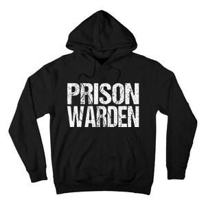 Prison Warden Police Officer Guard Lazy Halloween Tall Hoodie