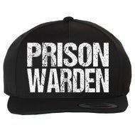 Prison Warden Police Officer Guard Lazy Halloween Wool Snapback Cap