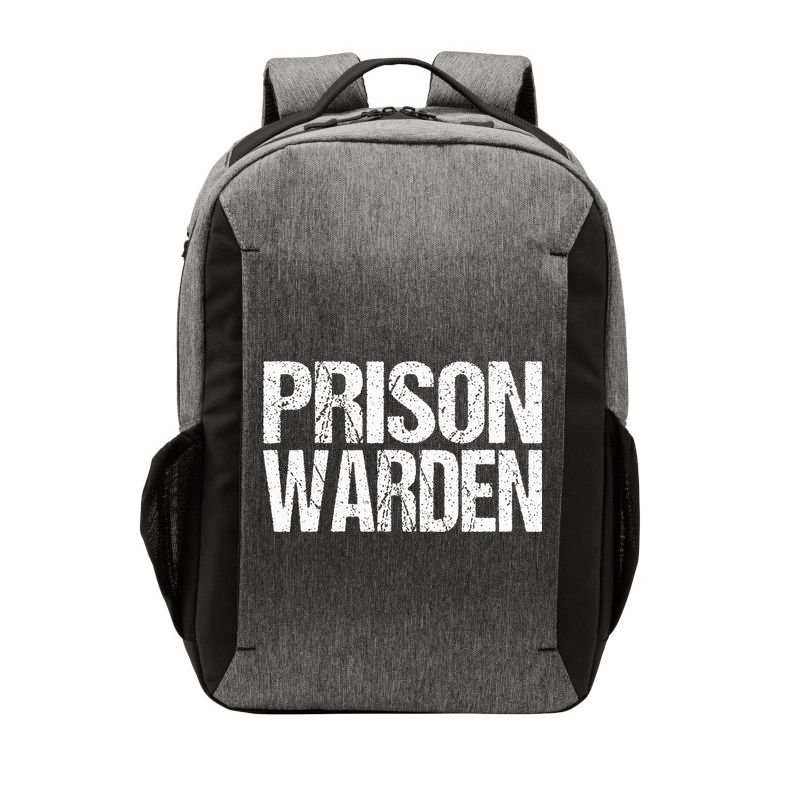 Prison Warden Police Officer Guard Lazy Halloween Vector Backpack