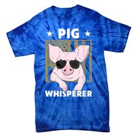 Pig Whisperer Pig Design For Hog Farmer Tie-Dye T-Shirt