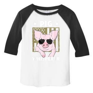 Pig Whisperer Pig Design For Hog Farmer Toddler Fine Jersey T-Shirt