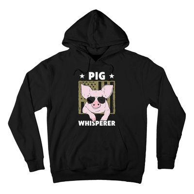 Pig Whisperer Pig Design For Hog Farmer Hoodie