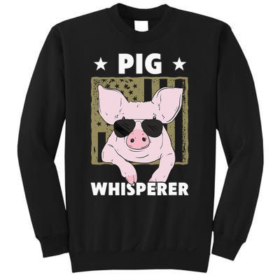 Pig Whisperer Pig Design For Hog Farmer Sweatshirt