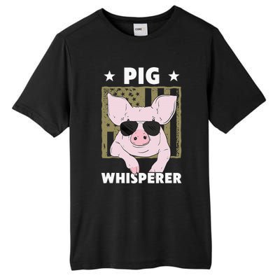 Pig Whisperer Pig Design For Hog Farmer Tall Fusion ChromaSoft Performance T-Shirt