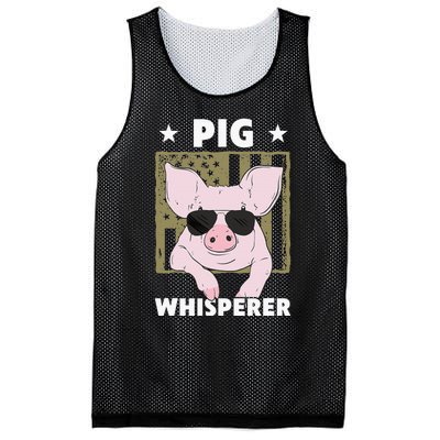 Pig Whisperer Pig Design For Hog Farmer Mesh Reversible Basketball Jersey Tank