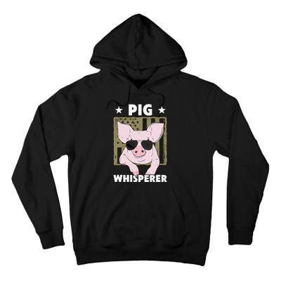 Pig Whisperer Pig Design For Hog Farmer Tall Hoodie