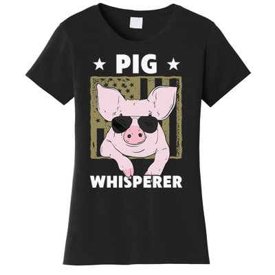 Pig Whisperer Pig Design For Hog Farmer Women's T-Shirt