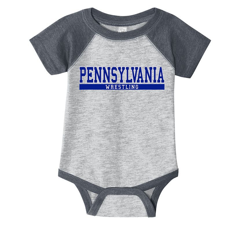 Pennsylvania Wrestling Infant Baby Jersey Bodysuit