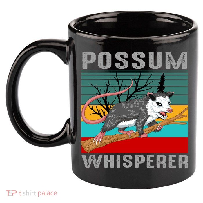 Possum Whisperer 11oz C Handle Ceramic Mug