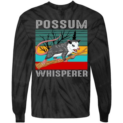 Possum Whisperer Tie-Dye Long Sleeve Shirt