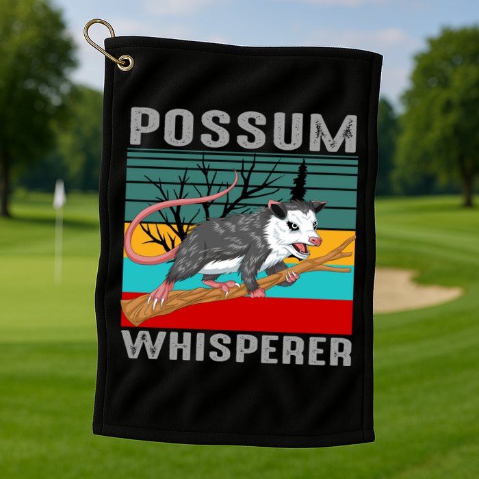Possum Whisperer Golf Towel