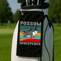 Possum Whisperer Golf Towel