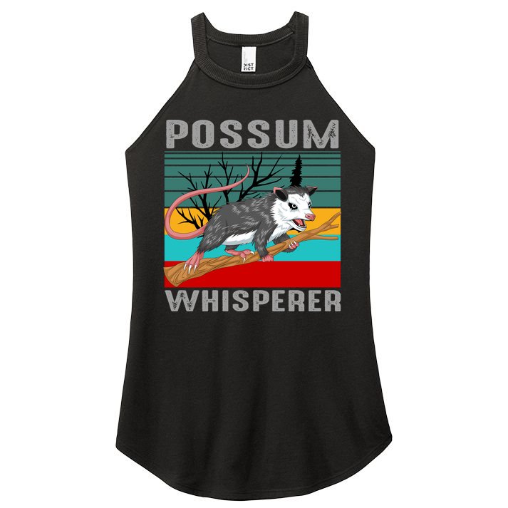 Possum Whisperer Women's Perfect Tri Rocker Tank