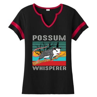 Possum Whisperer Ladies Halftime Notch Neck Tee