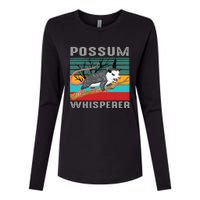 Possum Whisperer Womens Cotton Relaxed Long Sleeve T-Shirt