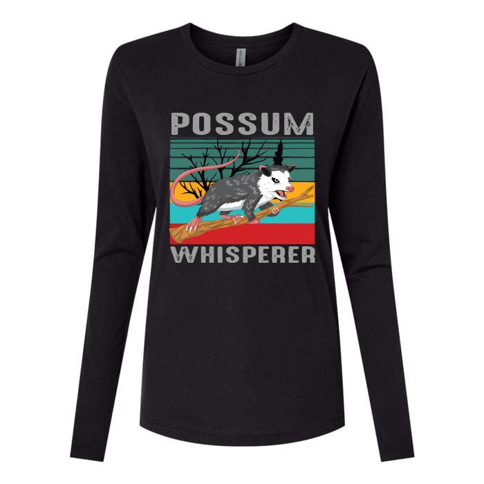 Possum Whisperer Womens Cotton Relaxed Long Sleeve T-Shirt