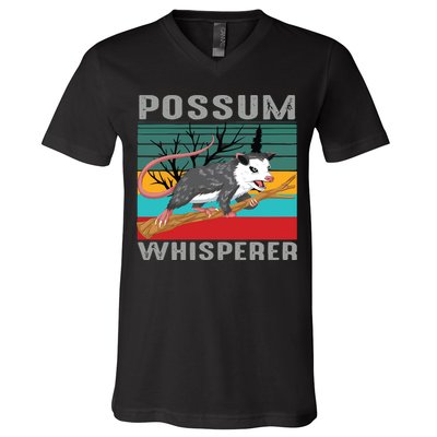 Possum Whisperer V-Neck T-Shirt