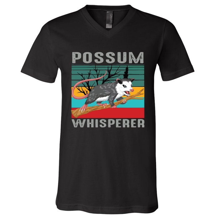 Possum Whisperer V-Neck T-Shirt