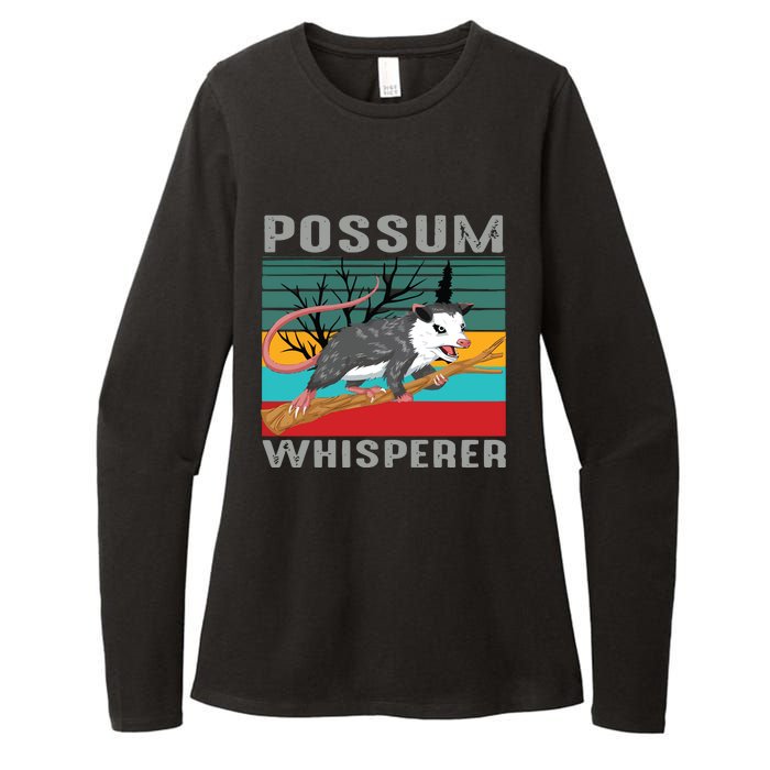 Possum Whisperer Womens CVC Long Sleeve Shirt