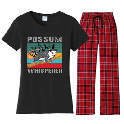 Possum Whisperer Women's Flannel Pajama Set