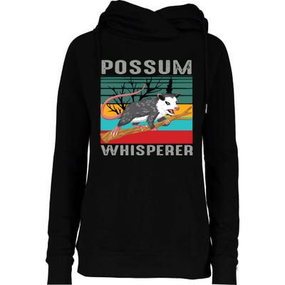 Possum Whisperer Womens Funnel Neck Pullover Hood