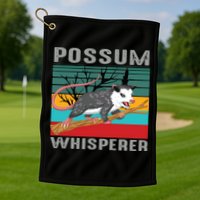 Possum Whisperer Golf Towel