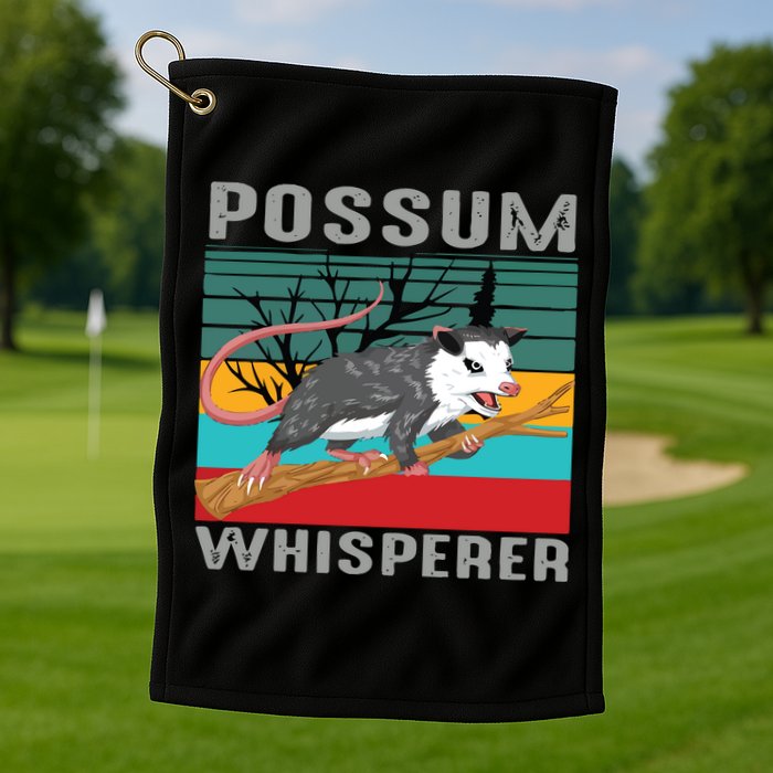 Possum Whisperer Golf Towel