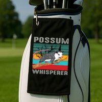 Possum Whisperer Golf Towel
