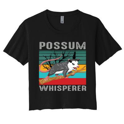 Possum Whisperer Women's Crop Top Tee