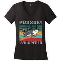 Possum Whisperer Women's V-Neck T-Shirt