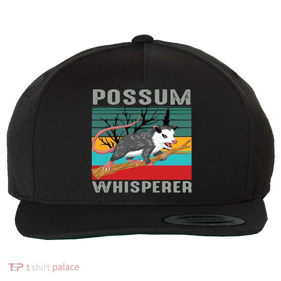 Possum Whisperer Wool Snapback Cap